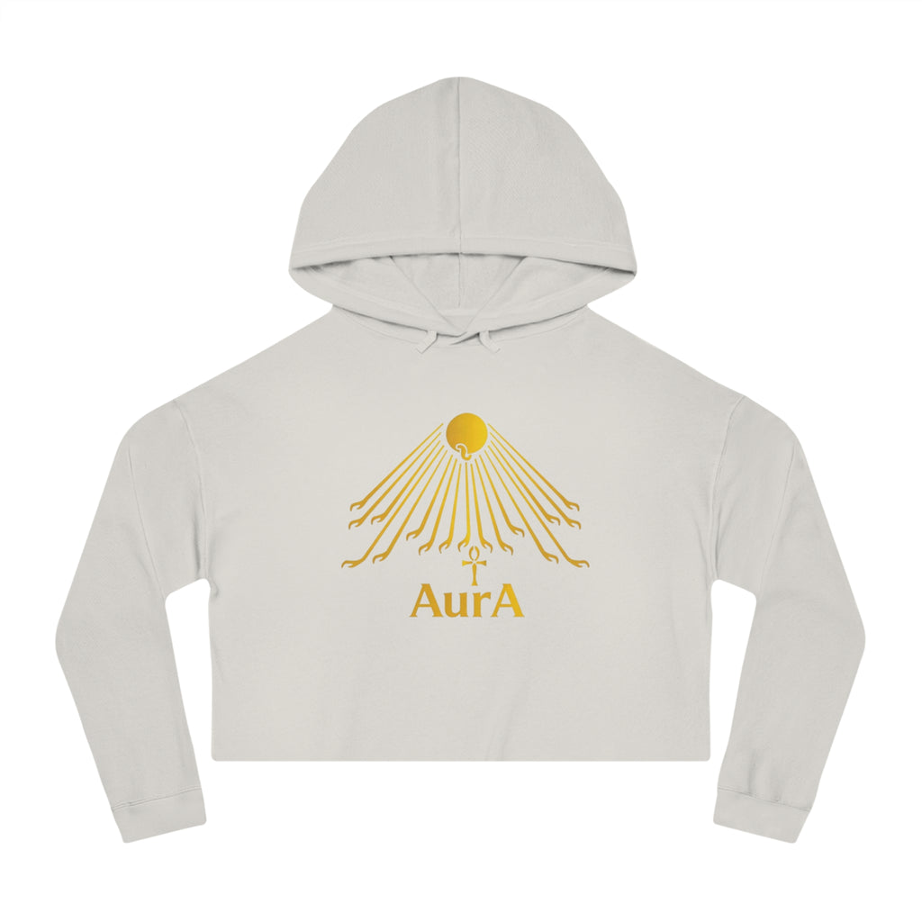 Gold Sunburst "AurA" Spiritual Graphic