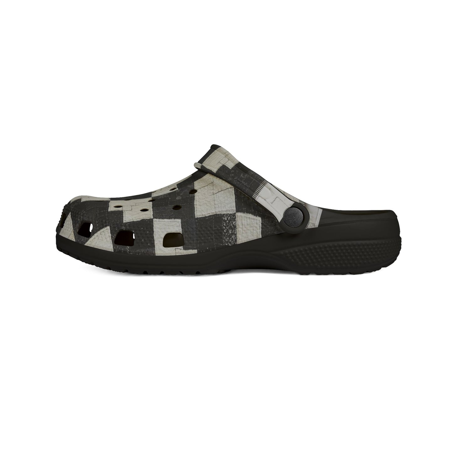 WKE WRLD Checker EVA Foam Rubber Clogs for Everyday Comfort | Unique Patterns Ideal for Home, Garden, Festival, Mother’s Day, Gift Idea, Slip-On