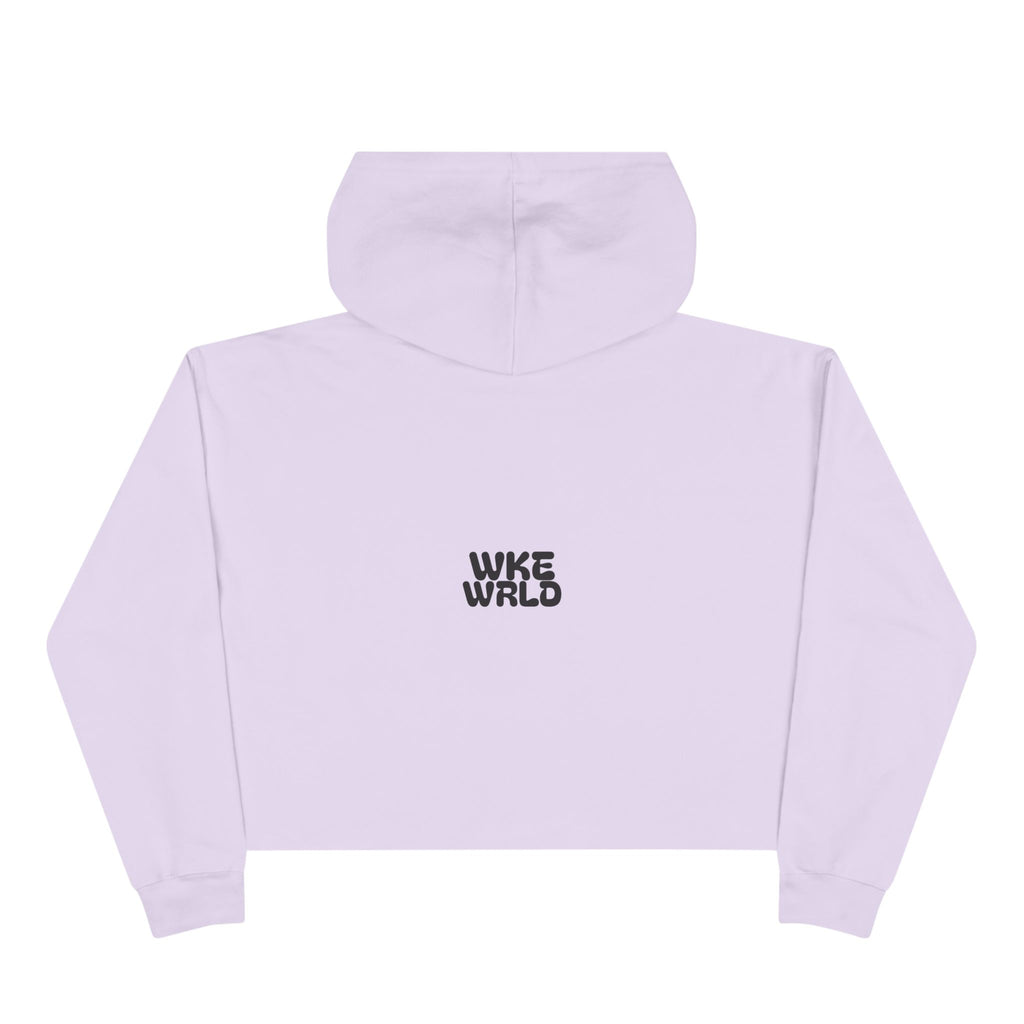 Awareness Crop Hoodie for Social Activists, Trendy Streetwear for Women, Unique Gift for Advocates, Comfortable Casual Wear