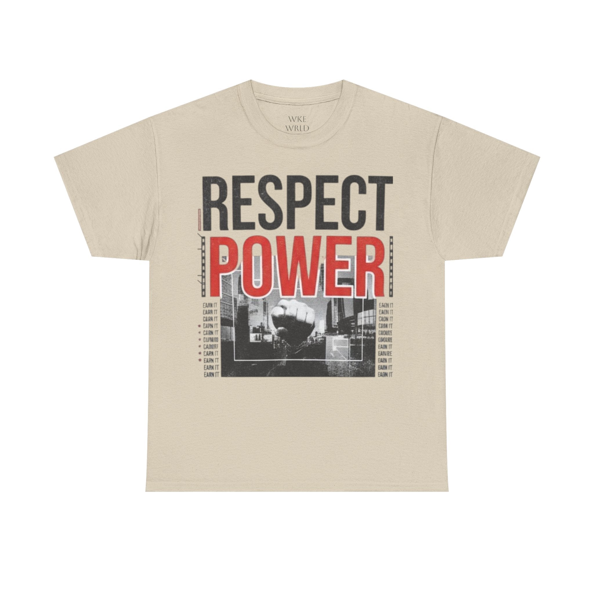 Respect Power Unisex Heavy Cotton Tee