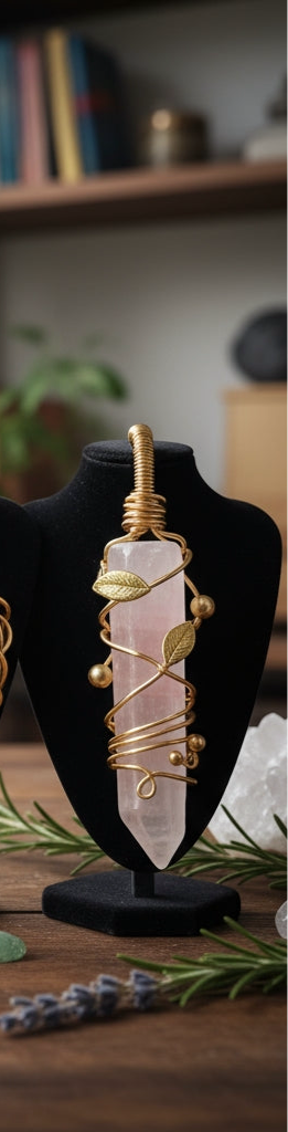 Gold Plated Non Tarnishing Wire Wrapped Custom Necklace