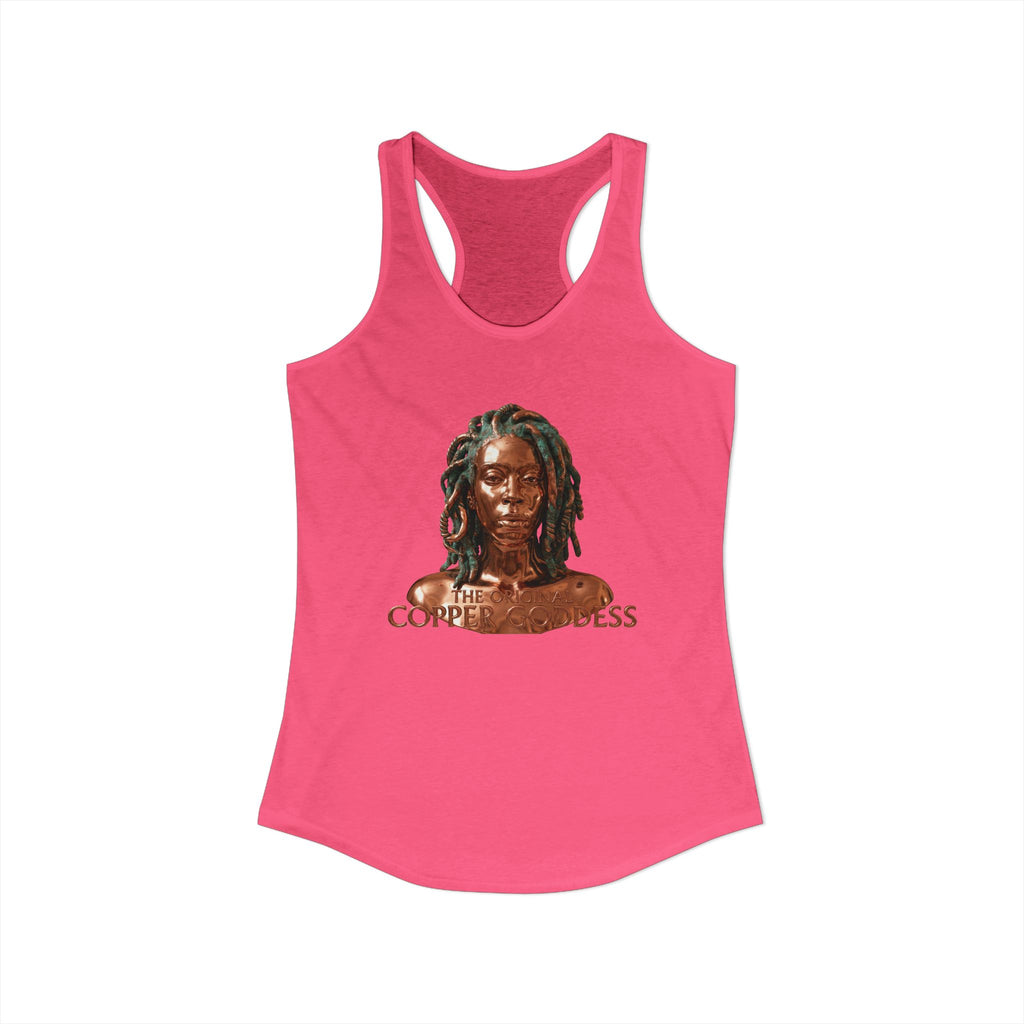 Copper Goddess Racerback Tank Top