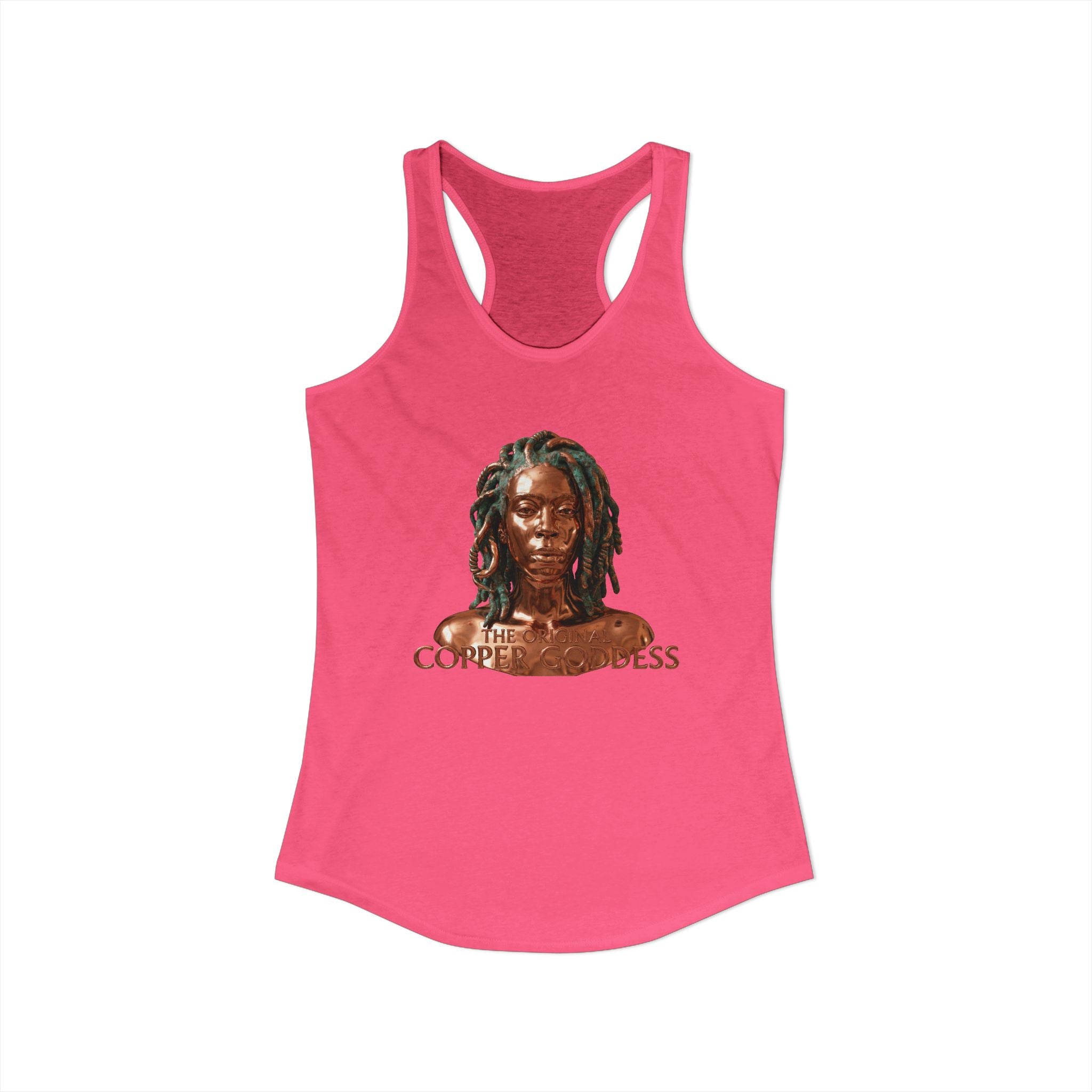 Copper Goddess Racerback Tank Top