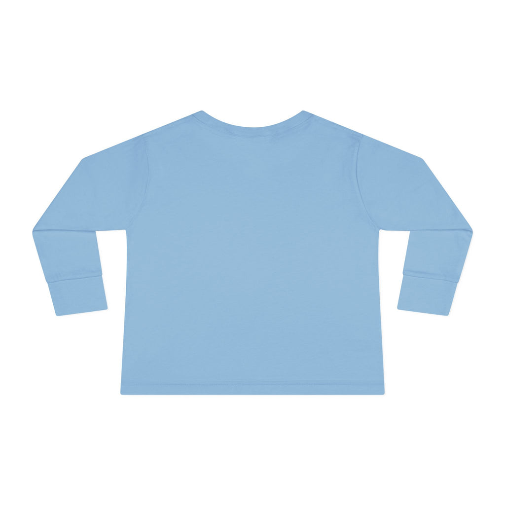 Colorful Elephant Toddler Long Sleeve Tee — Vibrant Safari Animal Shirt for Kids