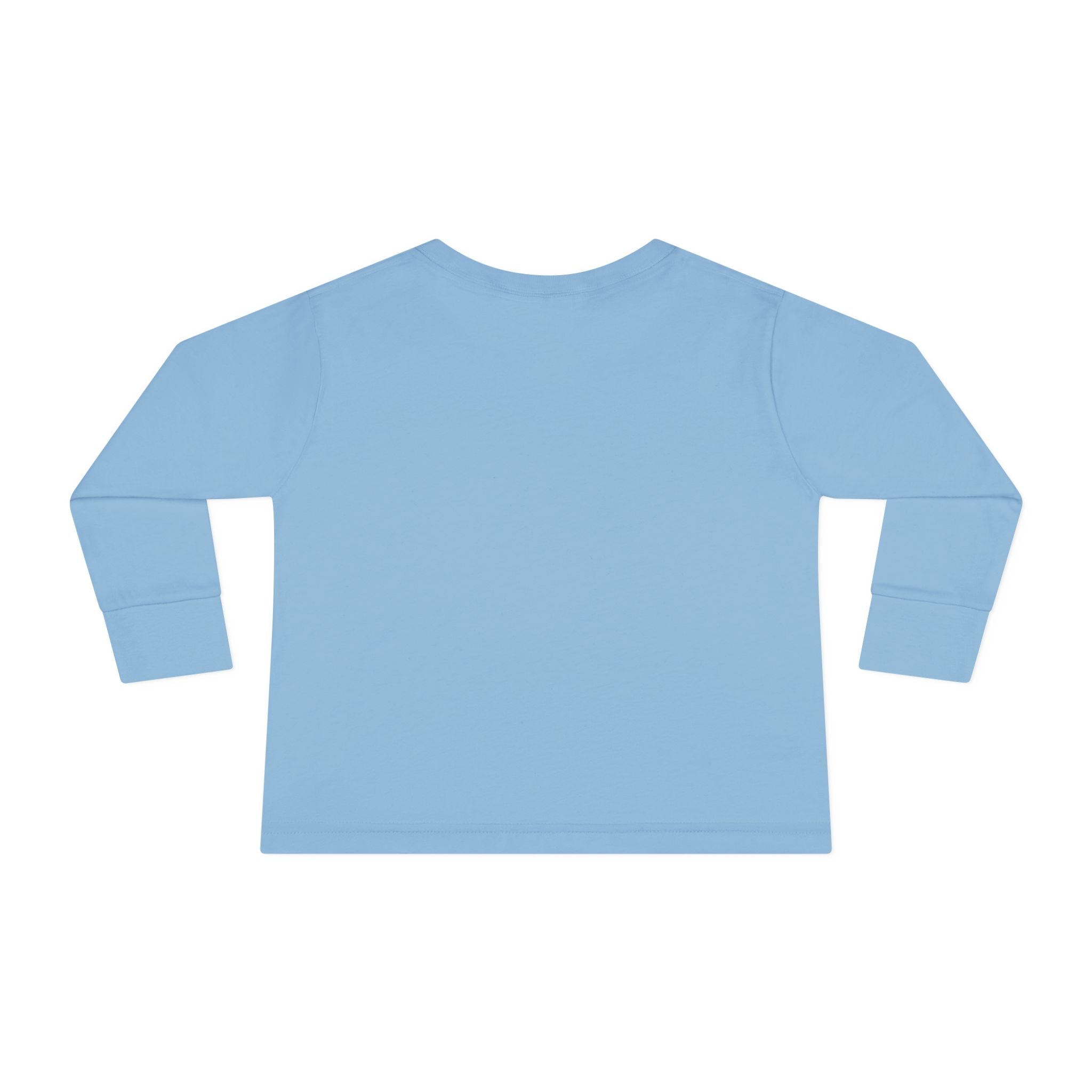 Colorful Elephant Toddler Long Sleeve Tee — Vibrant Safari Animal Shirt for Kids