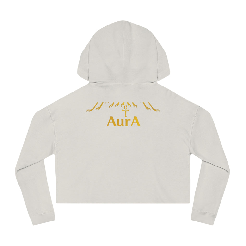 Gold Sunburst "AurA" Spiritual Graphic