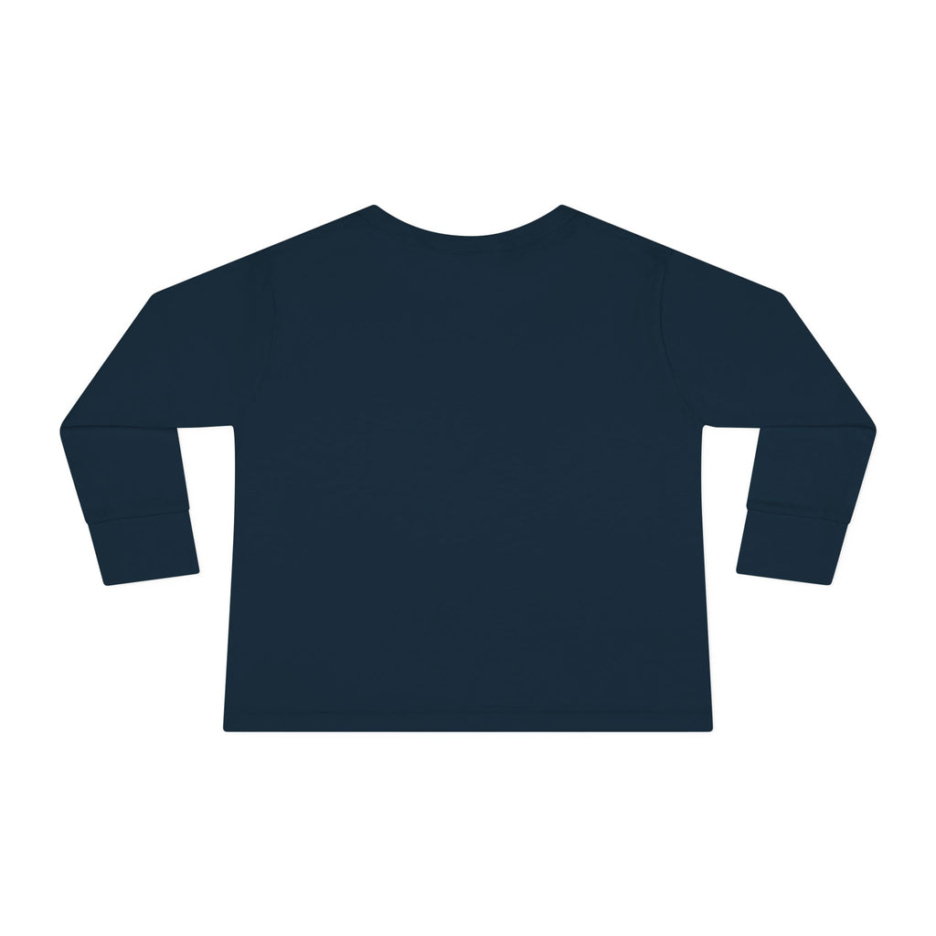 Colorful Elephant Toddler Long Sleeve Tee — Vibrant Safari Animal Shirt for Kids