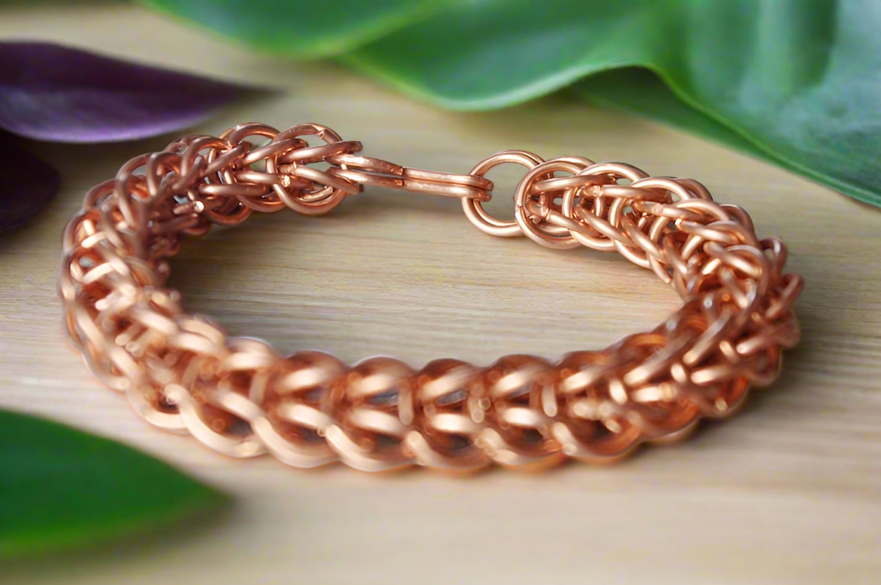 Double Link Custom Wire Wrapped Bracelet