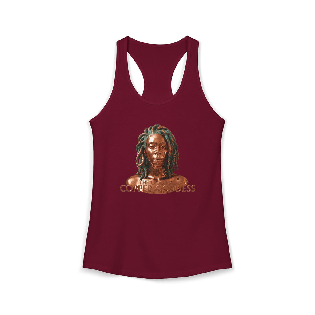 Copper Goddess Racerback Tank Top