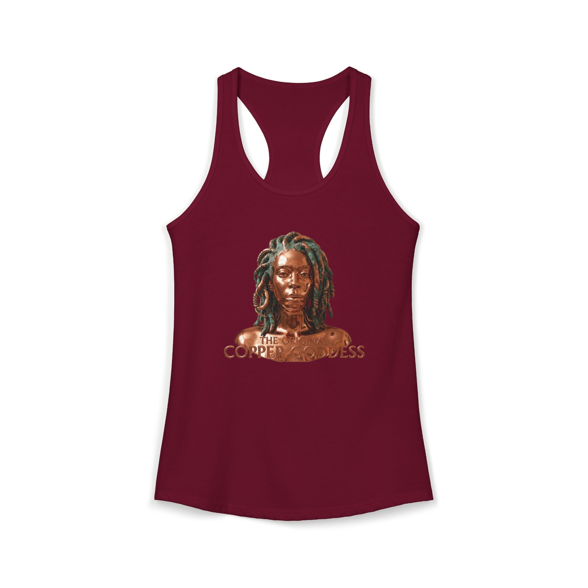 Copper Goddess Racerback Tank Top