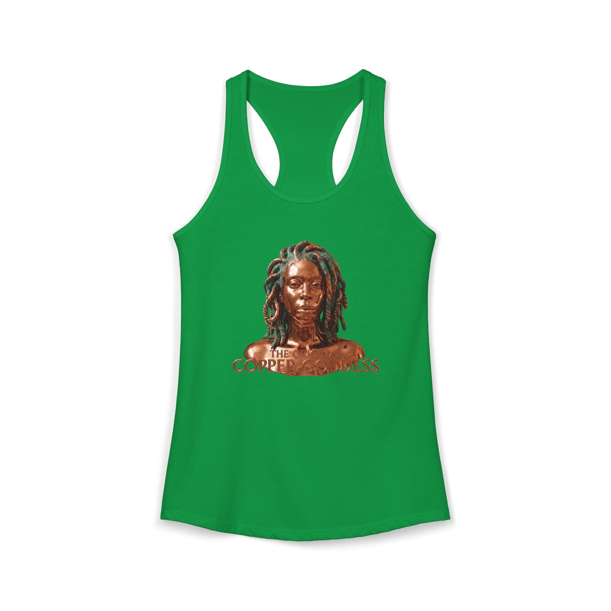 Copper Goddess Racerback Tank Top