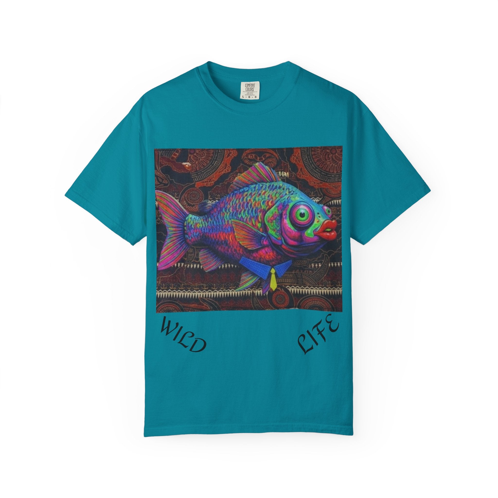 Copy of Copy of Wild Life Chimp Portrait T-Shirt — Colorful Retro Primate Graphic Tee