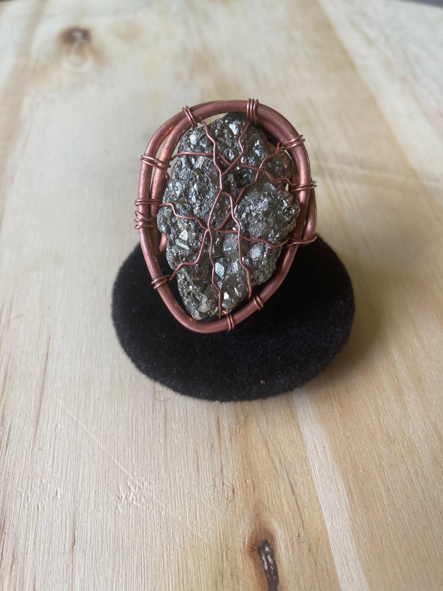 Large Pyrite Ring