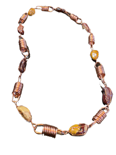 iamevibez Wire Wrapped Custom Crystal Necklace