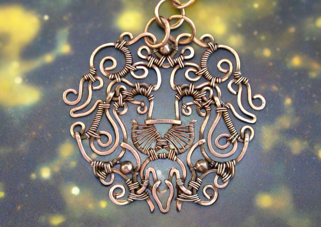 Customize Your Pure Copper Wire Wrapped Zodiac / Horoscope Sign Necklace