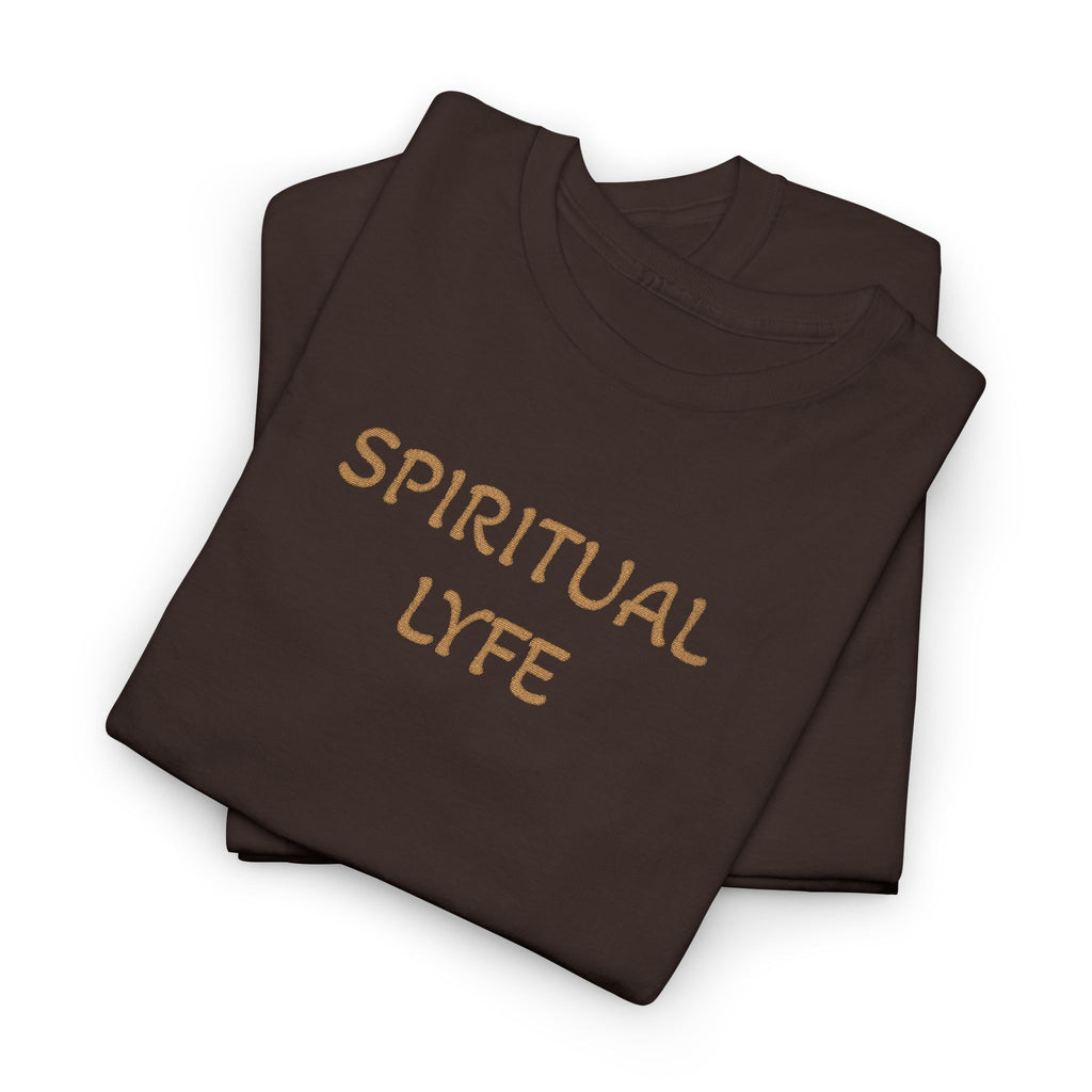 WKE WRLD Spiritual Life Unisex Heavy Cotton Embroidered T Shirt