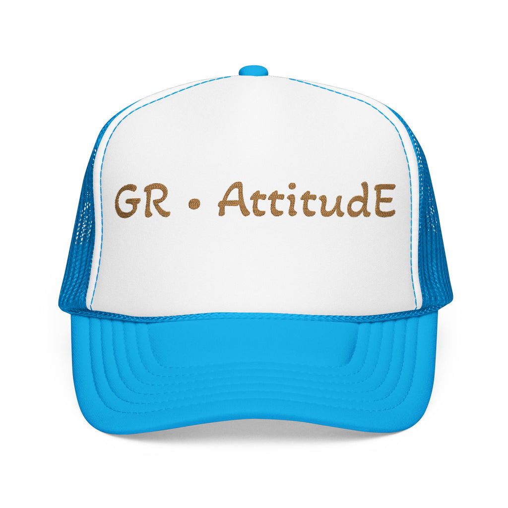 Embroidered Attitude Foam Trucker Hat