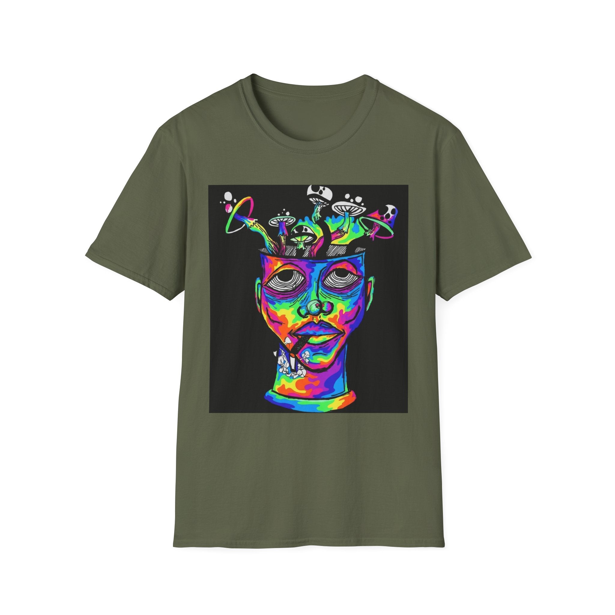 Psychedelic Portrait T-Shirt trippy world