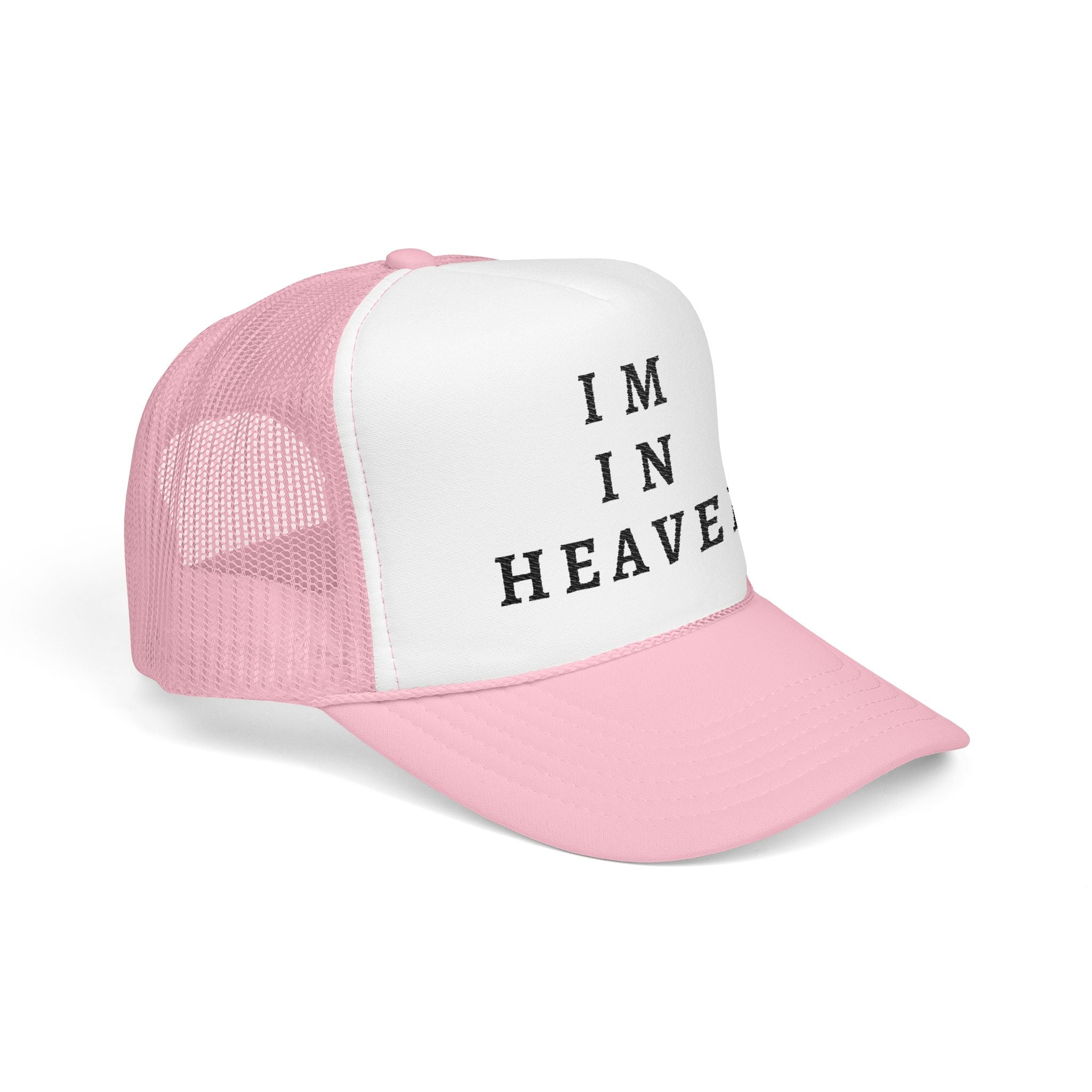 Heavenly Vibes Foam Trucker Hat - Stylish Embroidered Cap