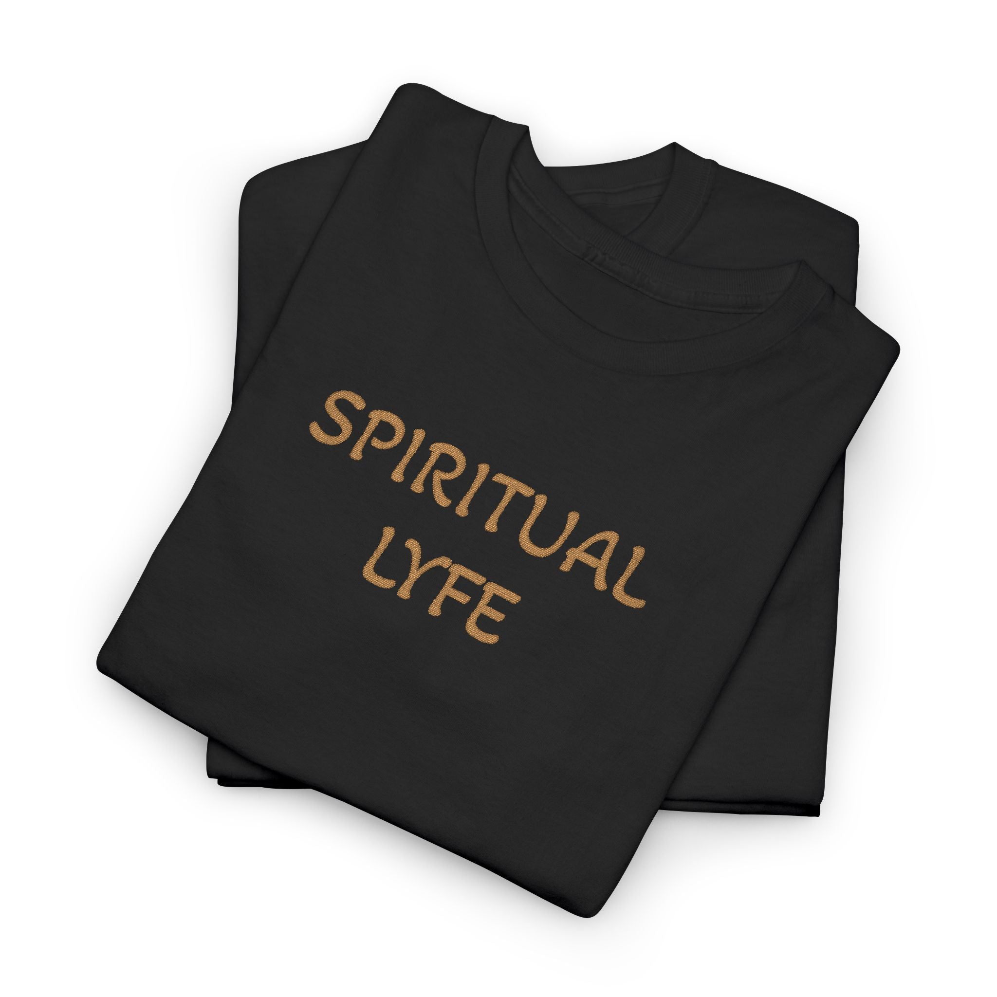 WKE WRLD Spiritual Life Unisex Heavy Cotton Embroidered T Shirt