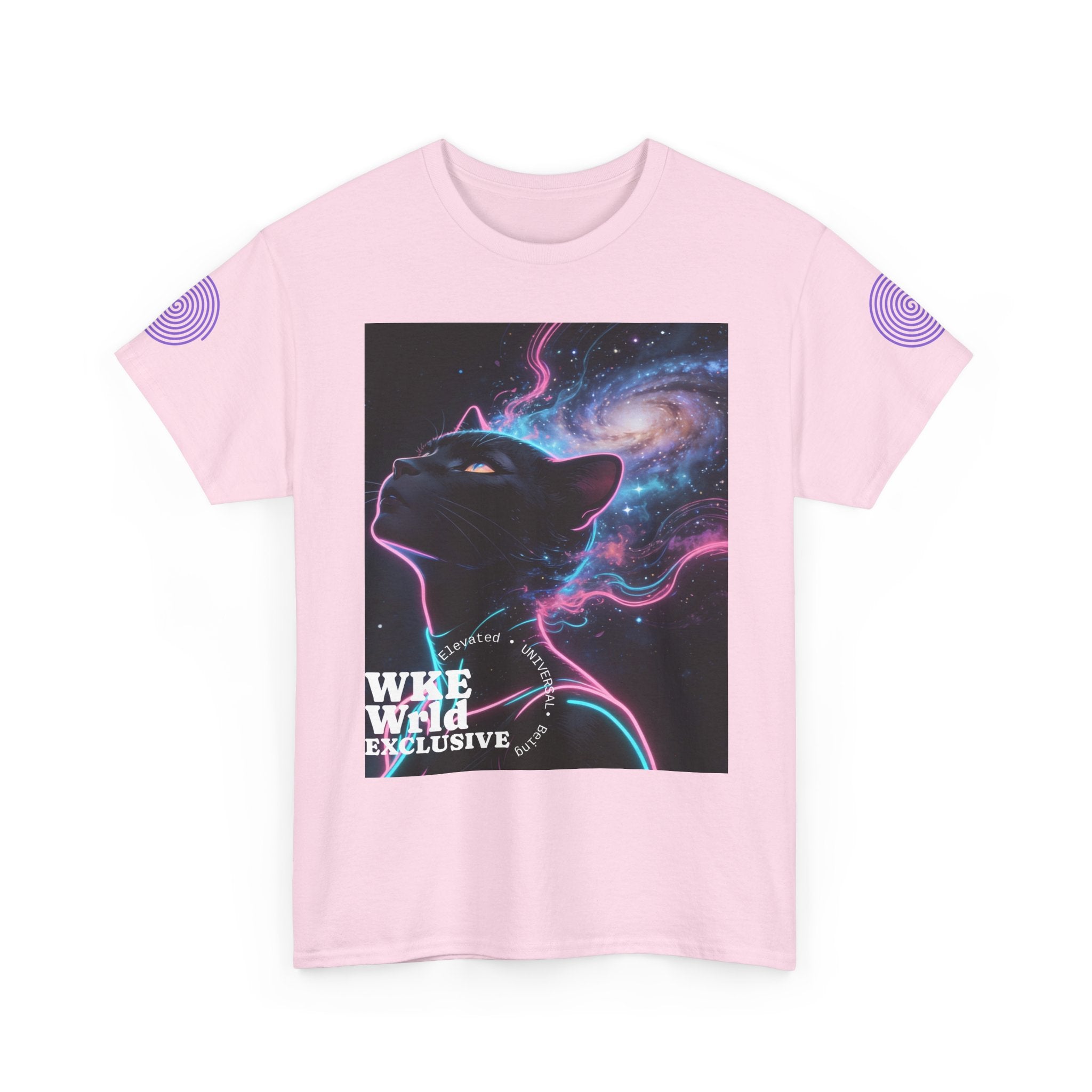 Cosmic Panther Tee — 'WKE WILD EXCLUSIVE' Neon Galaxy Cat Graphic Shirt