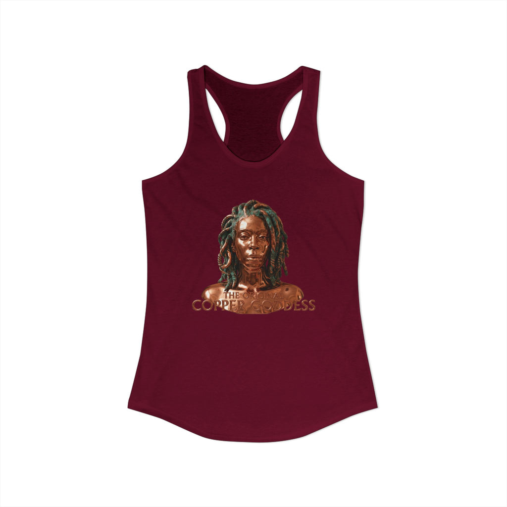 Copper Goddess Racerback Tank Top