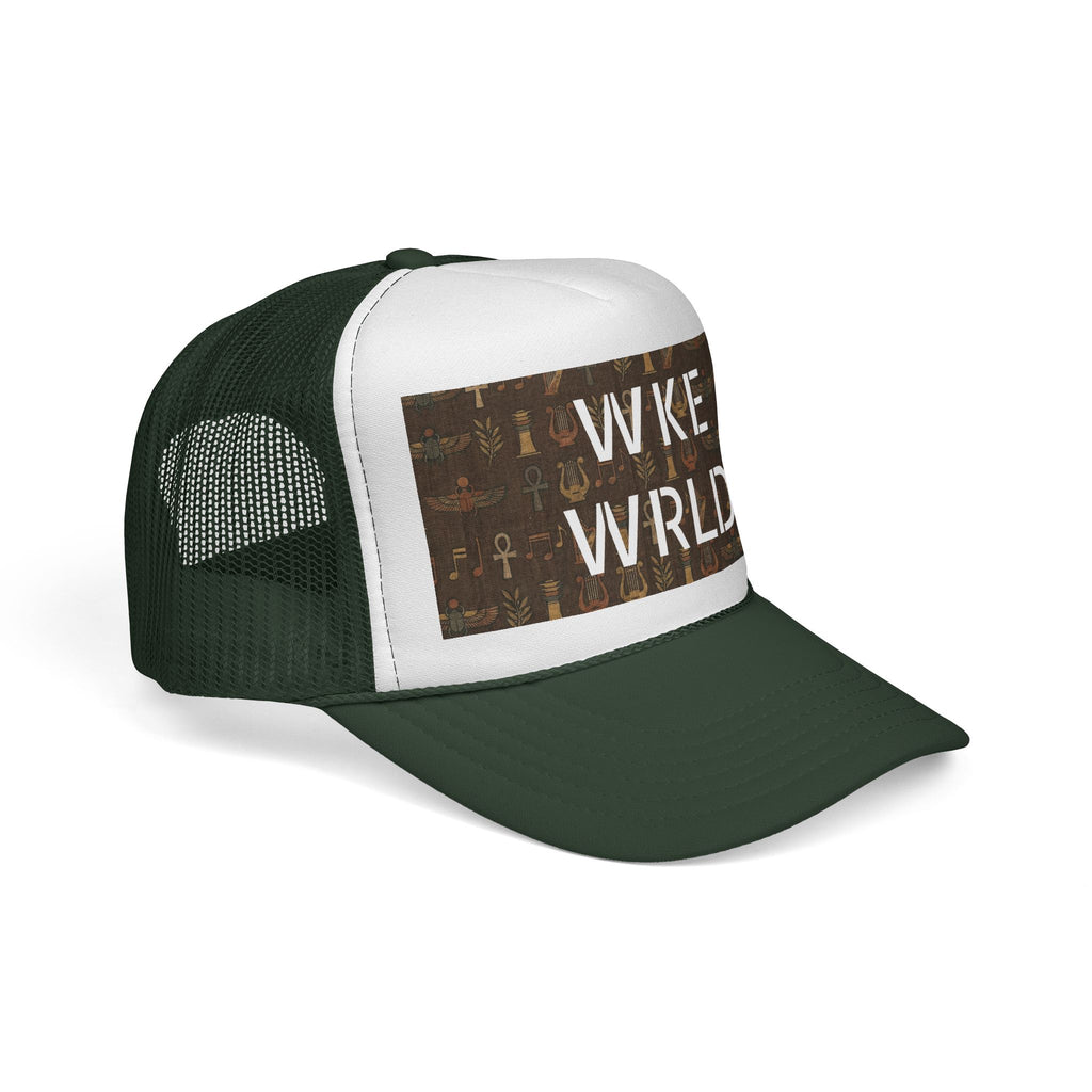 WKE WRLD Egypt Print Trucker Cap