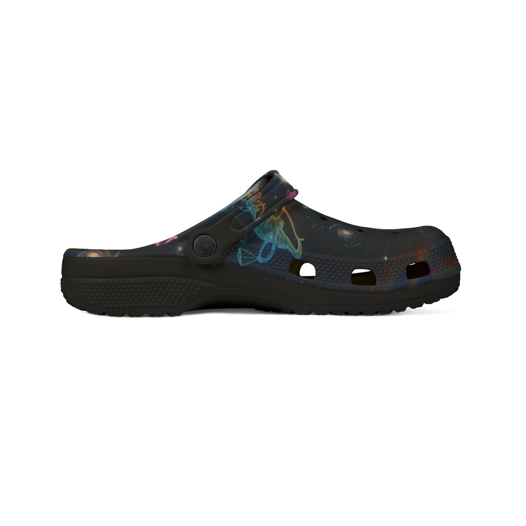 WKE WRLD Galaxy Dance EVA Foam Shoes, Comfortable Casual Footwear for Outdoor, Festivals, Everyday Wear, Unique Gift Idea