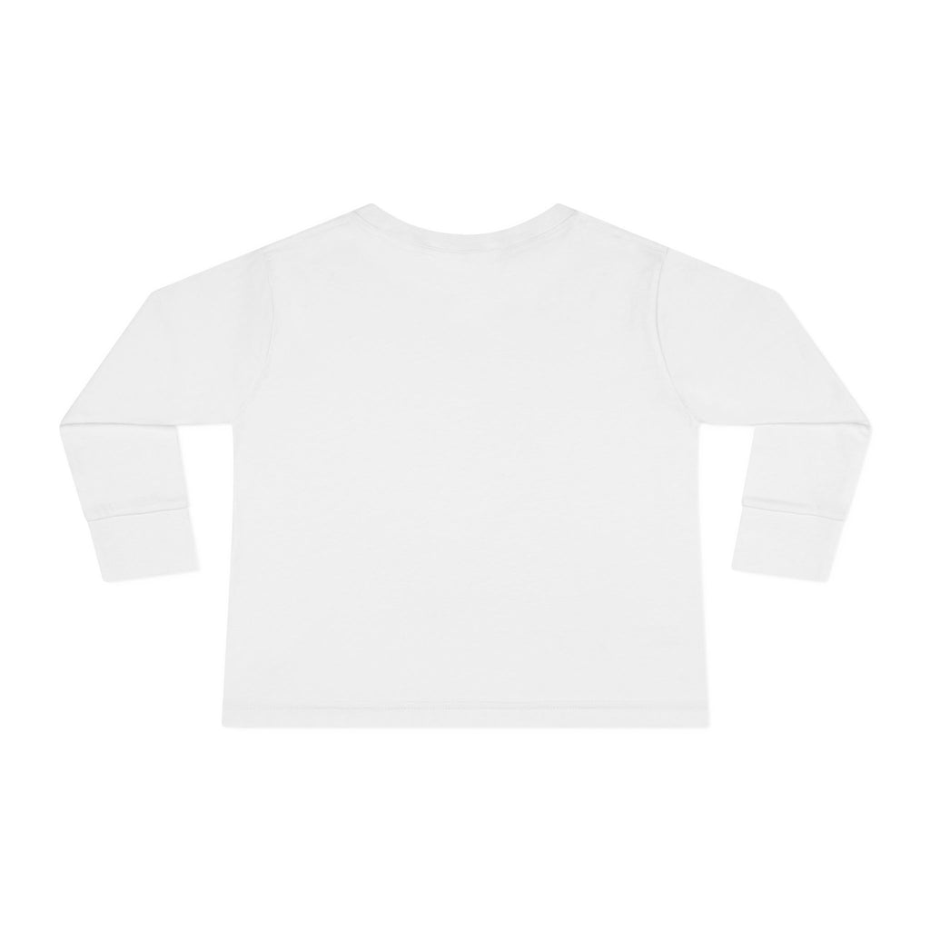 Colorful Elephant Toddler Long Sleeve Tee — Vibrant Safari Animal Shirt for Kids