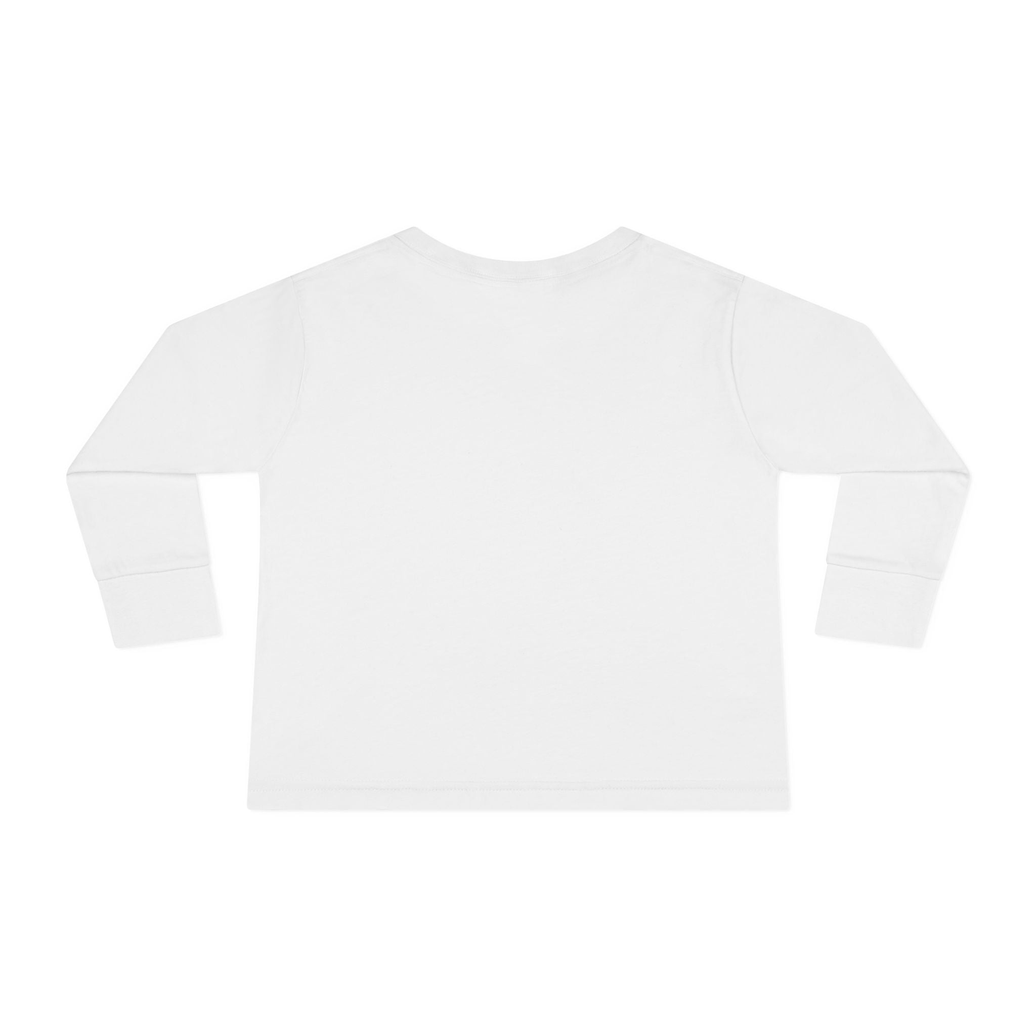 Colorful Elephant Toddler Long Sleeve Tee — Vibrant Safari Animal Shirt for Kids