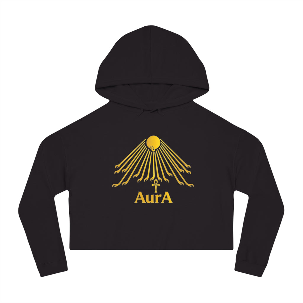 Gold Sunburst "AurA" Spiritual Graphic