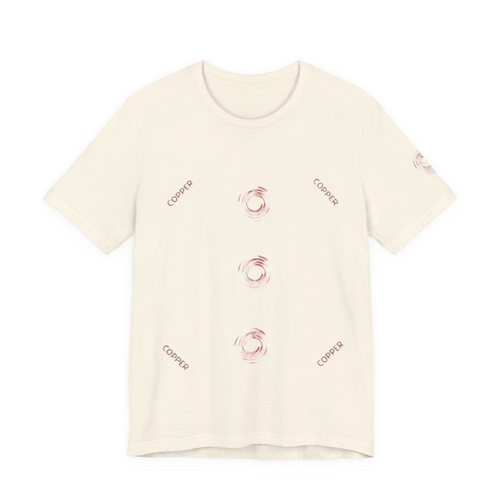 Unisex Casual Copper Tee