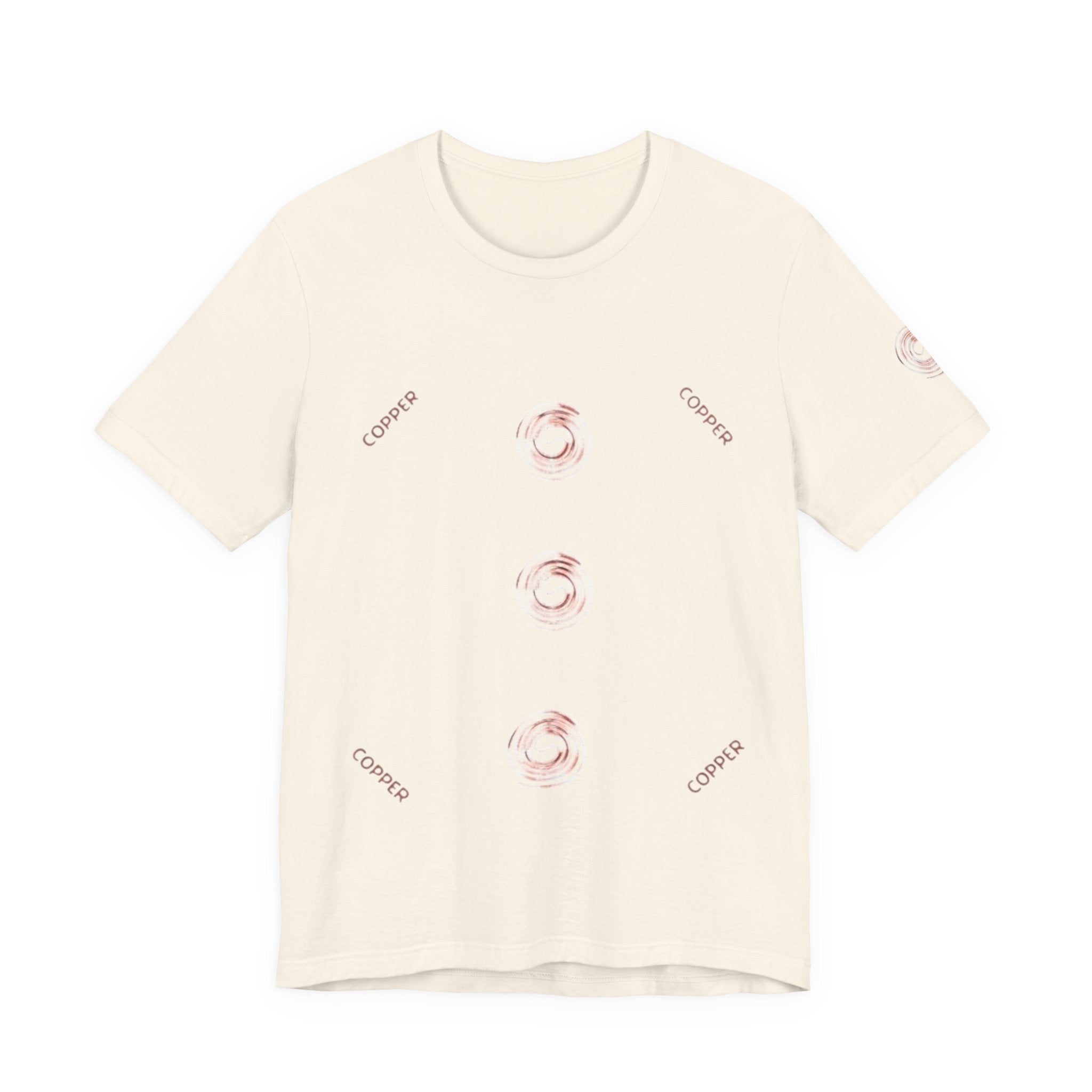Unisex Casual Copper Tee