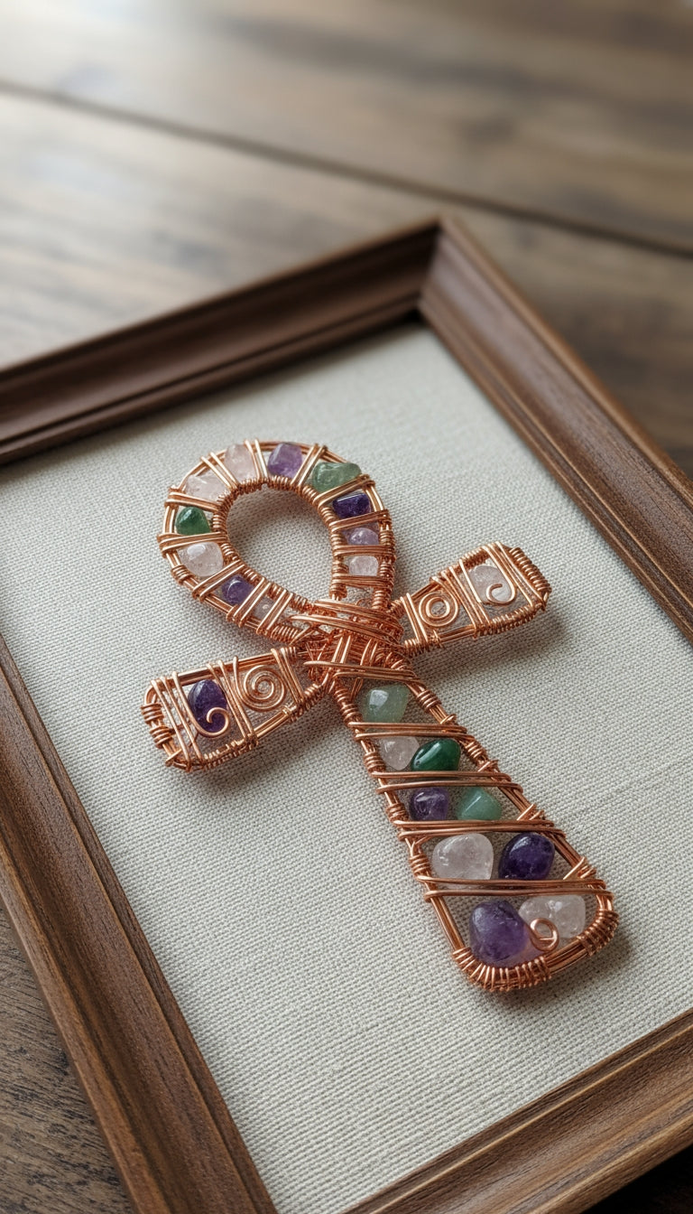 Unique Crystal and Copper Pictures / Wall Home Decor