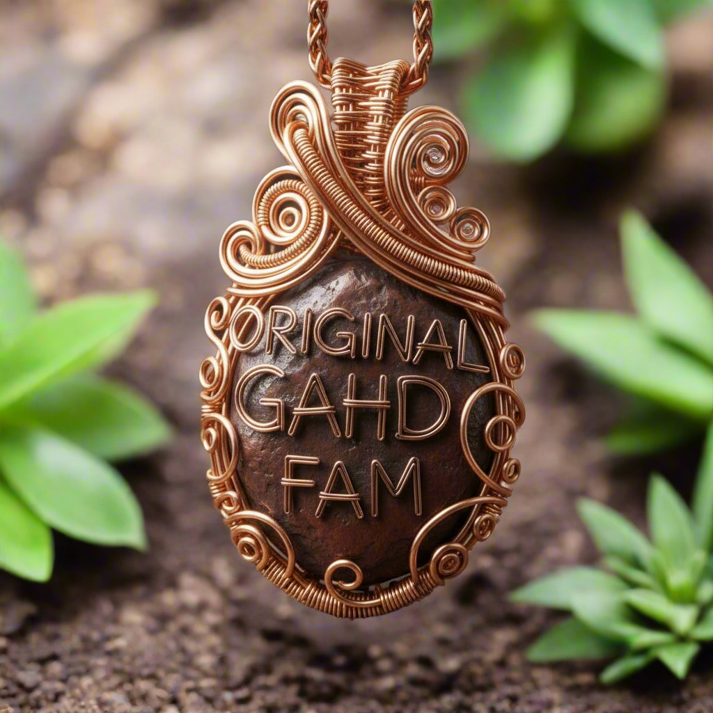 iamevibez Wire Wrapped Original Gahd Fam Necklace