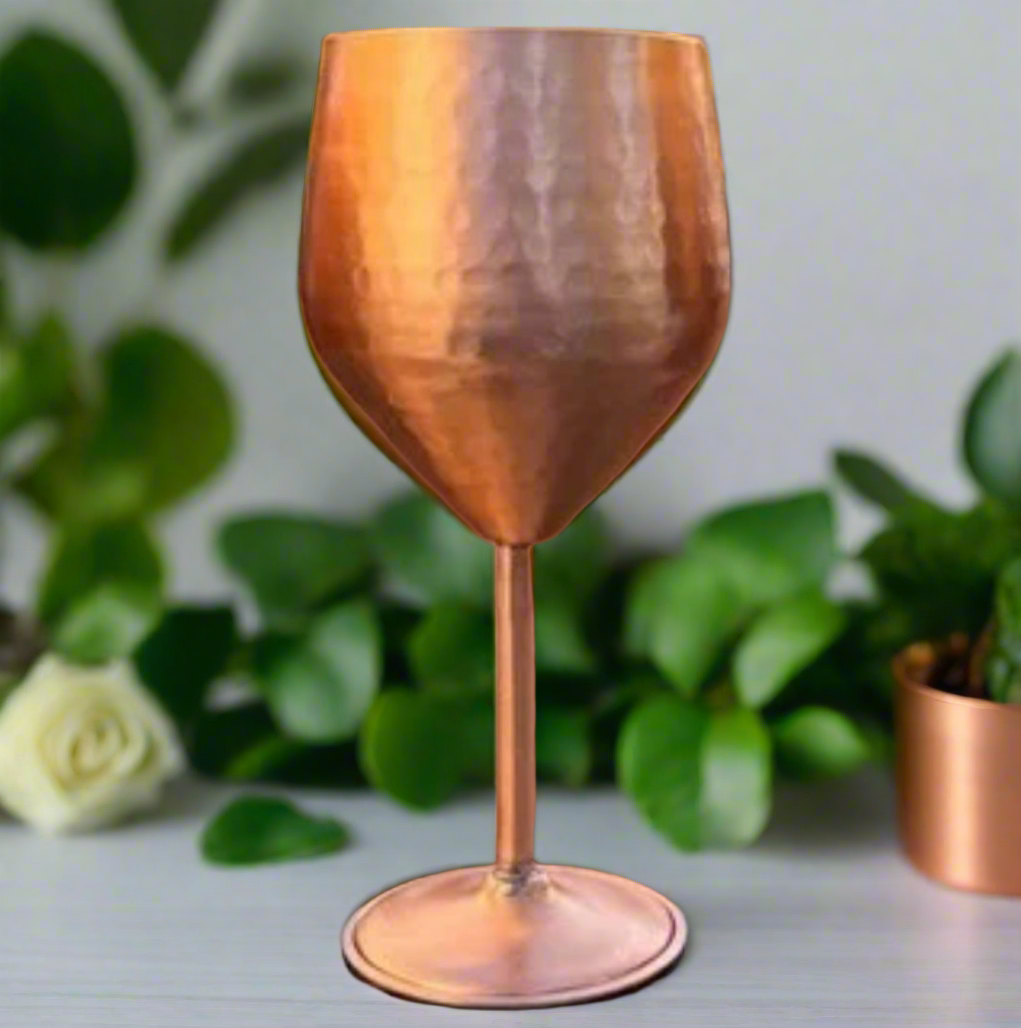 Pure copper Wine Glass