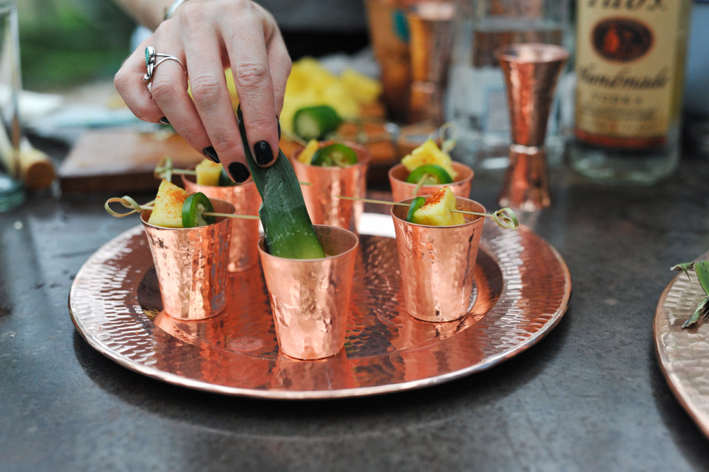 Thessaly 12 Inch Copper Charger Plate