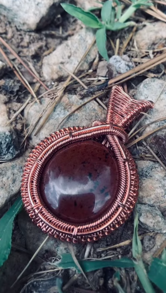 Mahogany Jasper Pendant