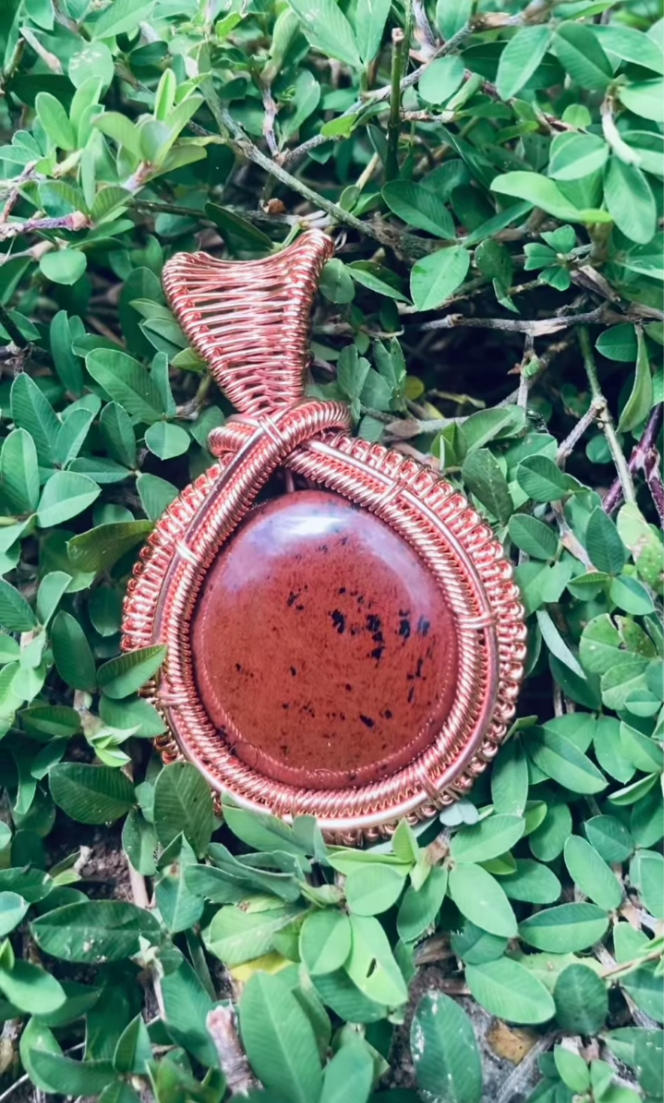 Mahogany Jasper Pendant