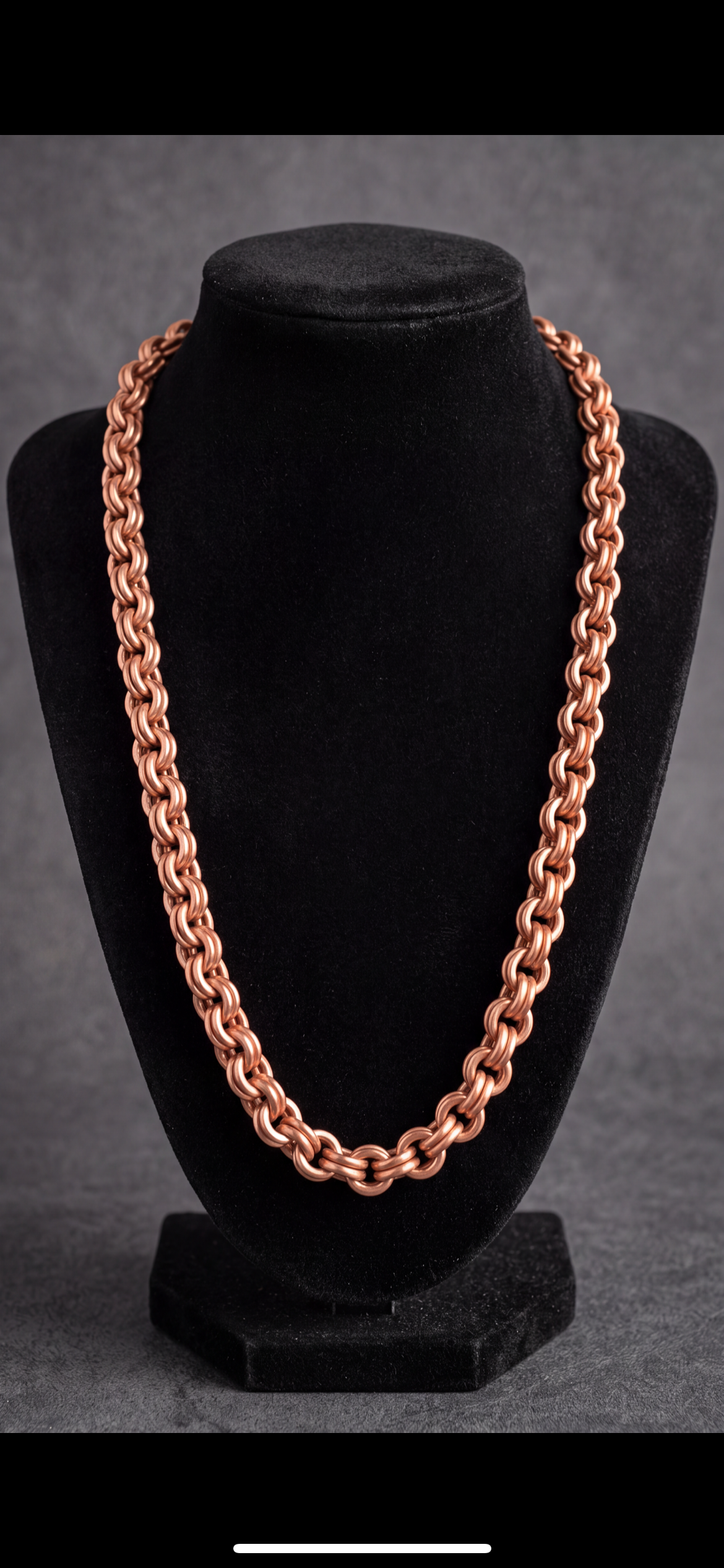 Custom Copper Chain "When 2 Link"