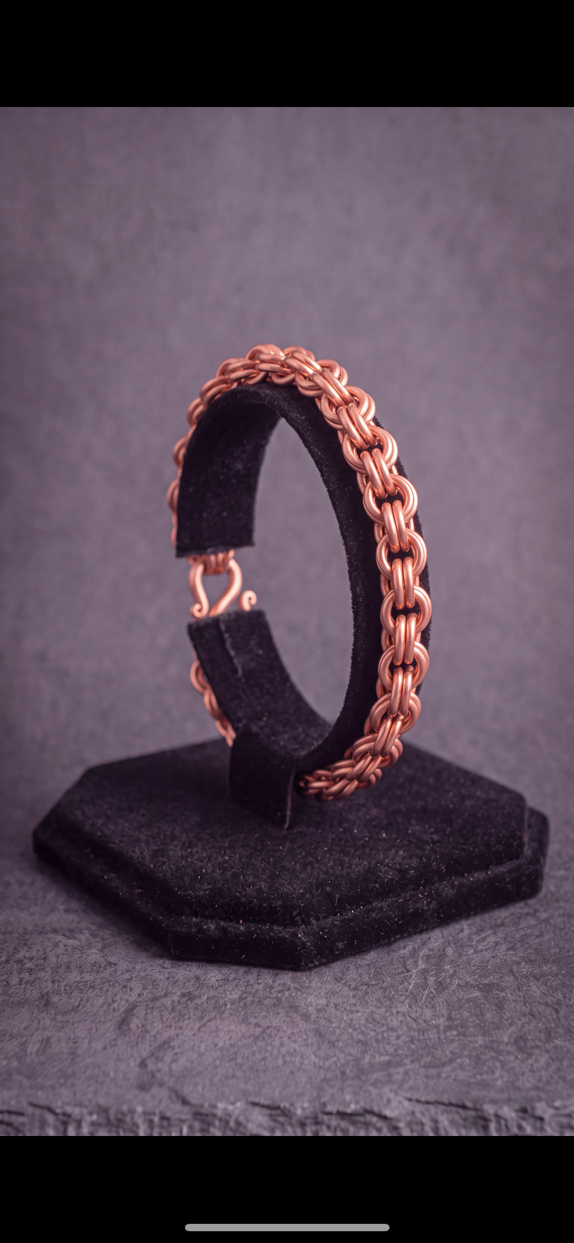 Double Link Custom Wire Wrapped Bracelet