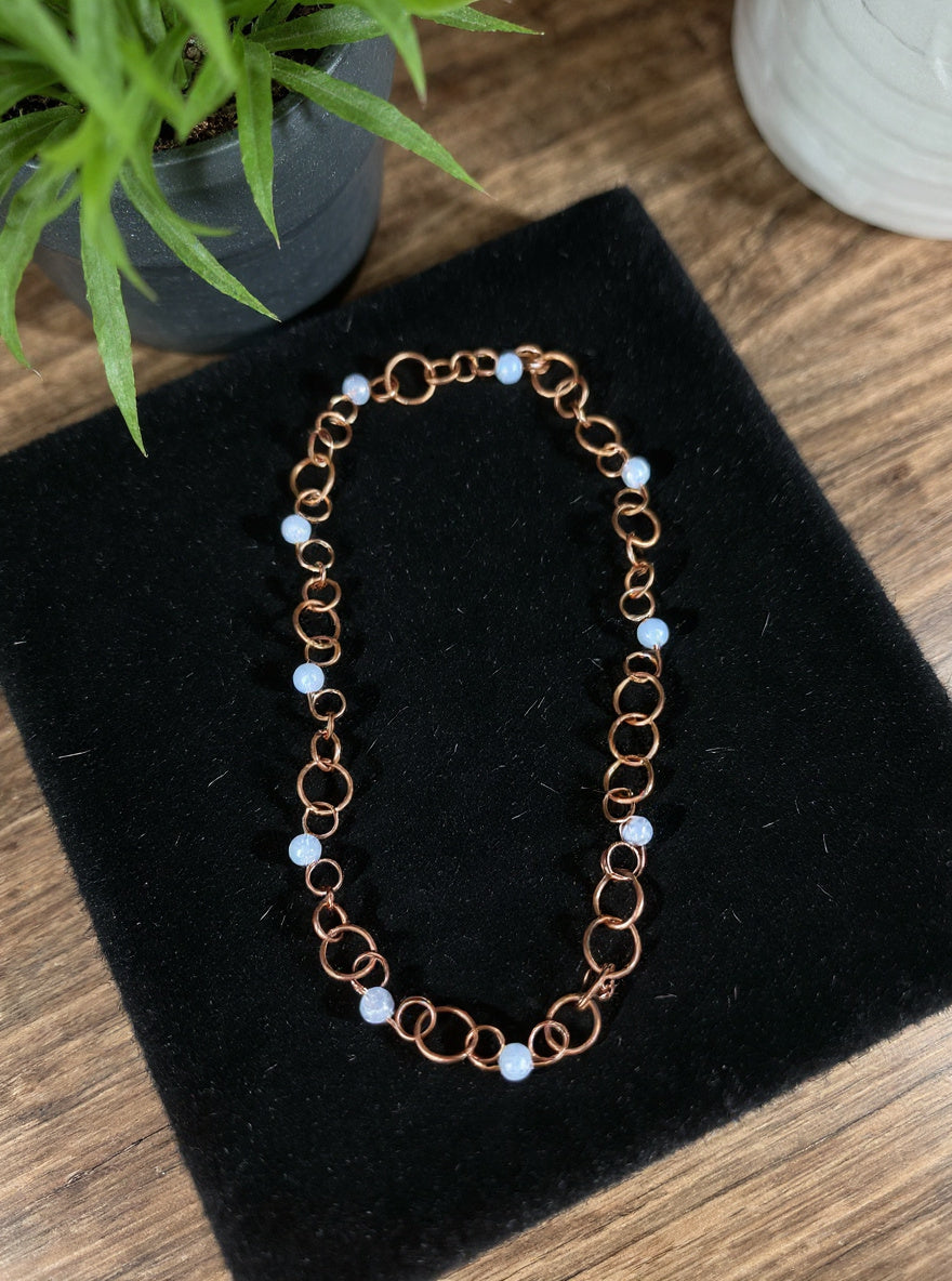 Yvng Gahd Beaded Copper Necklace