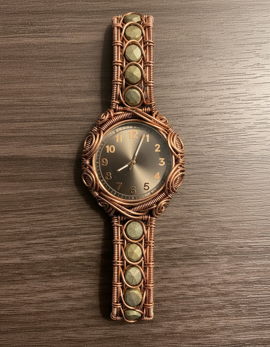 iamevibez Custom Pyrite Watch