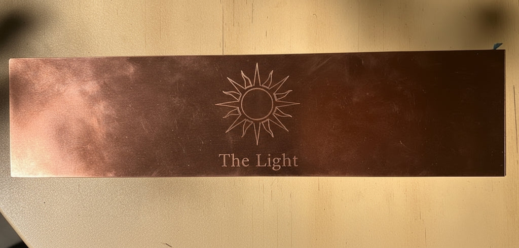 Thick Pure Copper Tattooed Copper Arm Cuff