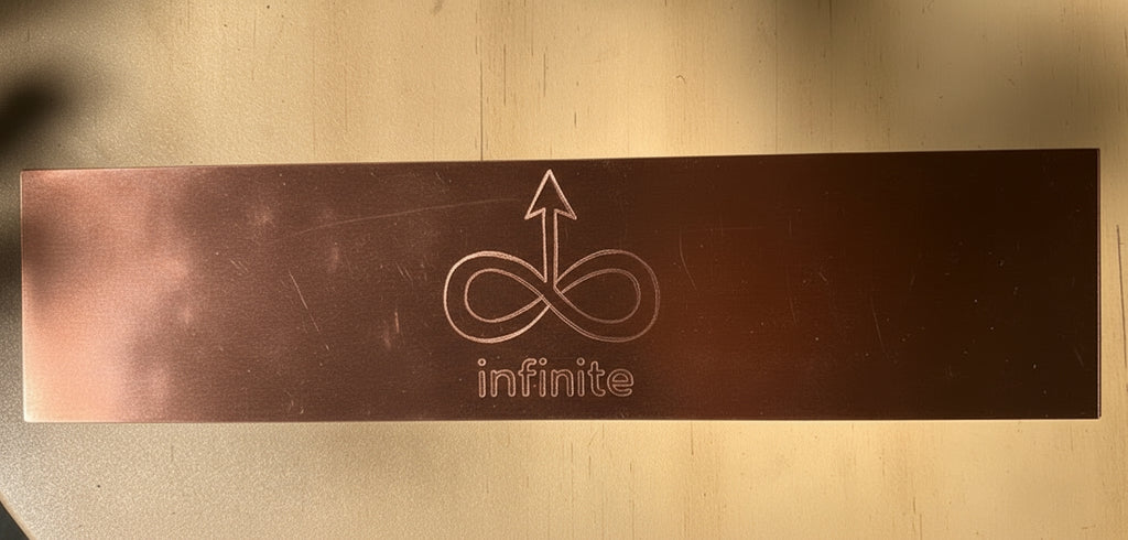 Thick Pure Copper Tattooed Copper Arm Cuff