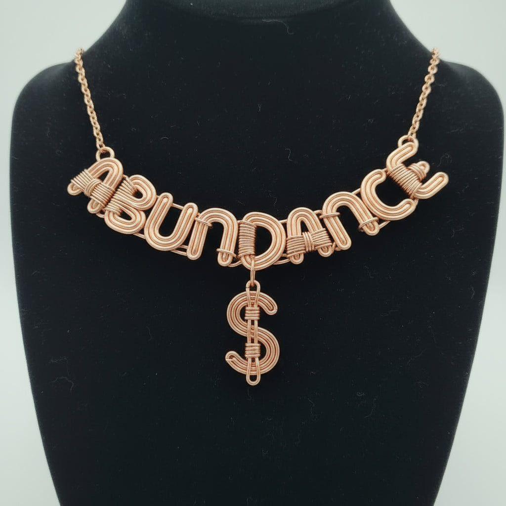Wire Wrapped Abundance Necklace