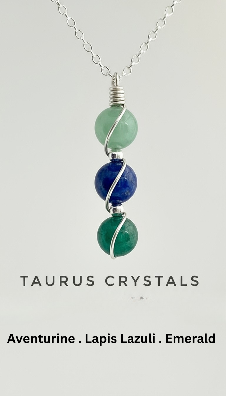 Sterling Silver Wire Wrapped Zodiac Stone Assistance Necklace