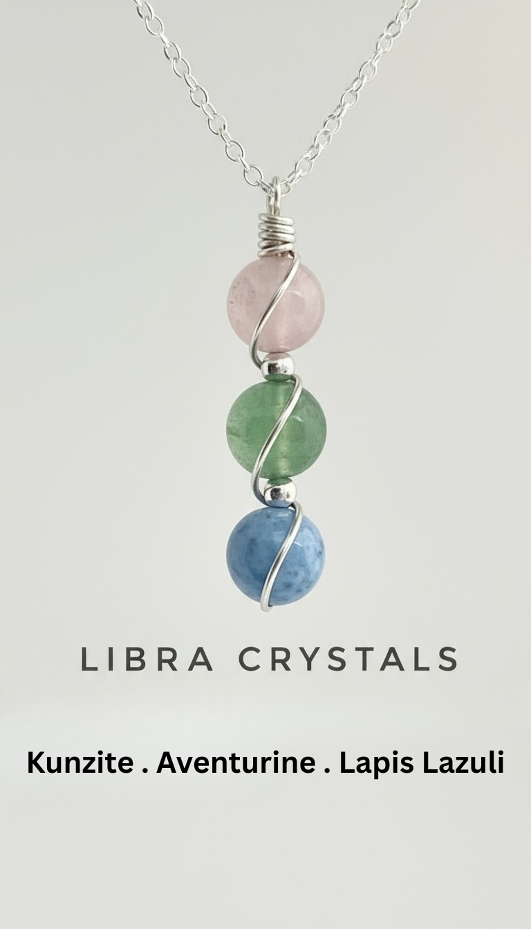 Sterling Silver Wire Wrapped Zodiac Stone Assistance Necklace