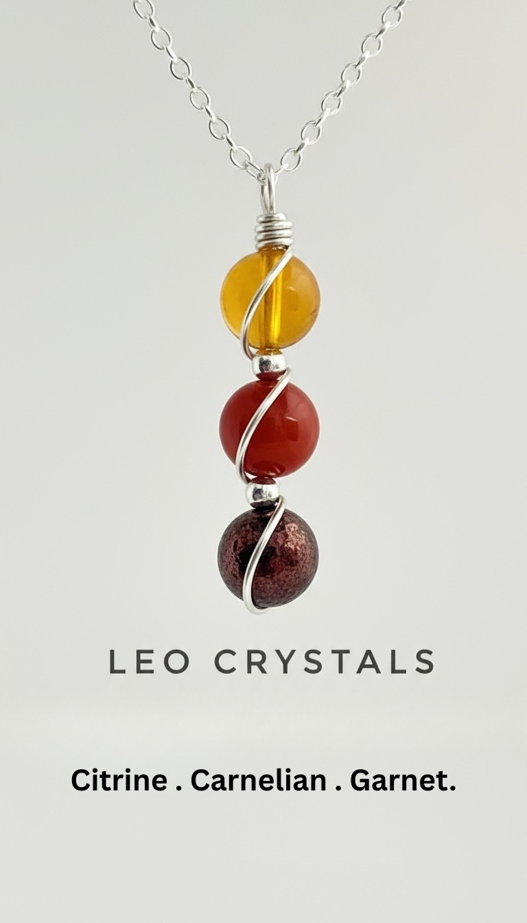 Sterling Silver Wire Wrapped Zodiac Stone Assistance Necklace