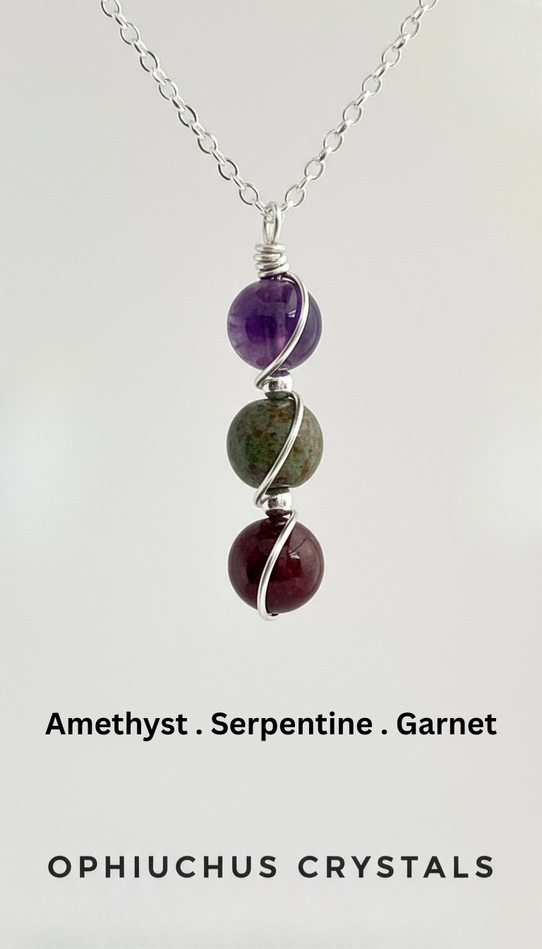 Sterling Silver Wire Wrapped Zodiac Stone Assistance Necklace